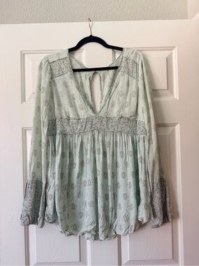 Free People Floral Boho Tunic